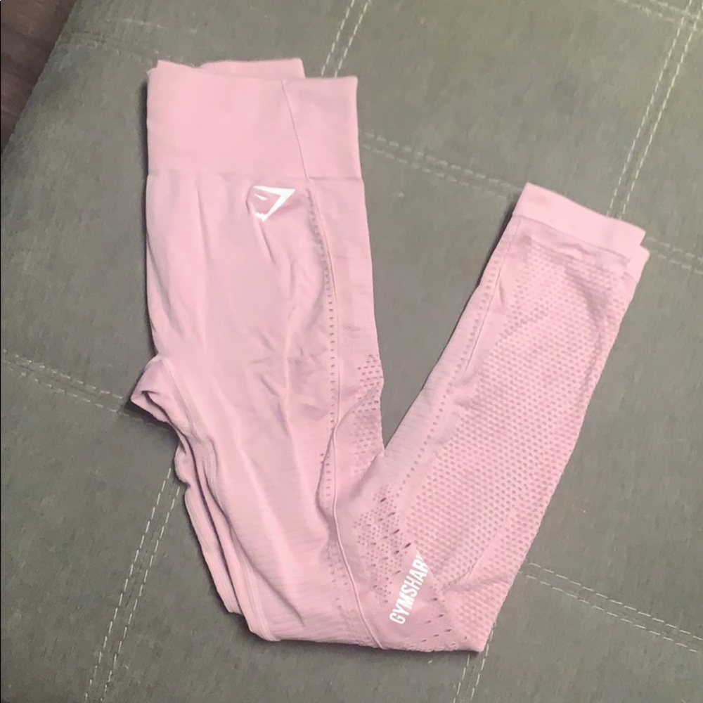 Dusky pink energy seamless leggings